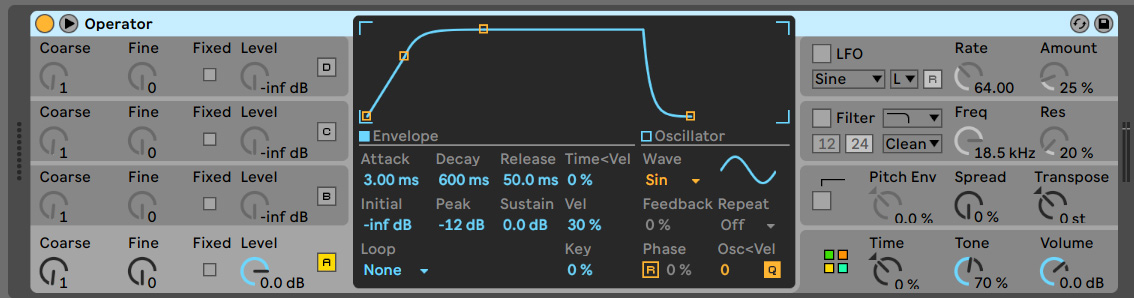 Ableton analog synth clearance