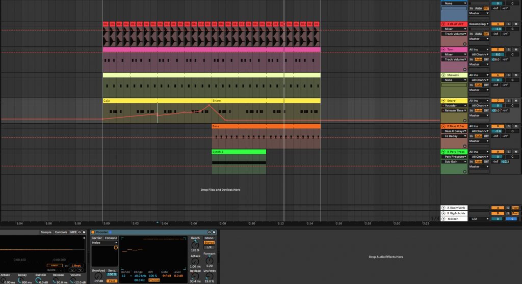 effects transitions more natural reverb ableton live music production 