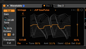 wavetable ableton live tutorial pad 