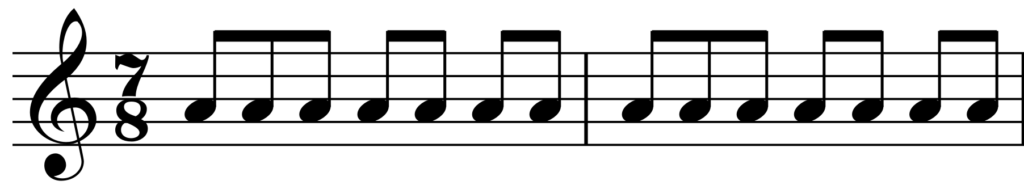 7/8 Time Signature